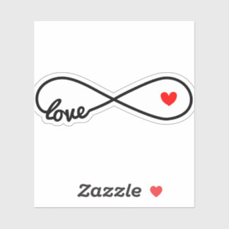 Infinity Love-symbool Sticker