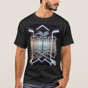 Infinity Mirrors Mesmerizing Art Depth Mirror T-shirt