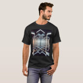 Infinity Mirrors Mesmerizing Art Depth Mirror T-shirt (Voorkant volledig)