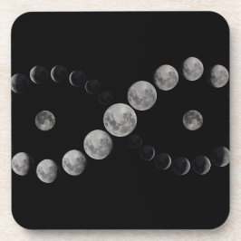 Infinity moon phase onderzetter sets