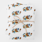 Infinity of Monarch Butterflies Inpakpapier Vel (In situ)
