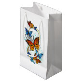 Infinity of Monarch Butterflies Klein Cadeauzakje (Voorkant Gekanteld)