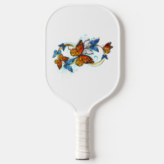 Infinity of Monarch Butterflies Pickleball Paddle