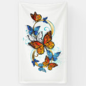 Infinity of Monarch Butterflies Spandoek (Verticaal)