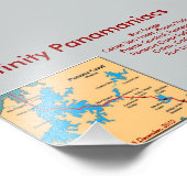 Infinity Panamaniacs Deuren Kaart Foto Afdruk (Hoek)