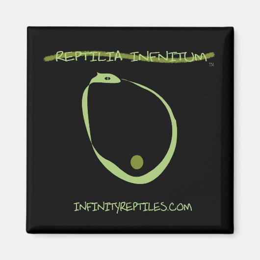 Infinity reptielen magneet (Voorkant)