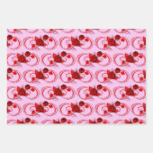 Infinity Rozen Patroon Inpakpapier Vel (Voorkant 2)