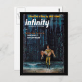 Infinity Science Fiction - 1957.07_Pulp Art Briefkaart (Voorkant / Achterkant)