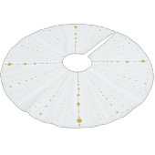Infinity Space Stippen 2 - White en Gold- Kerstboom Rok (Gekanteld)