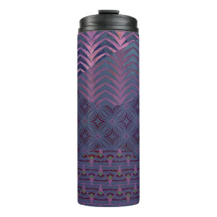 Infinity Star - Marine en Roze Thermosbeker