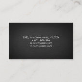 Infinity Symbol Feather - Line Art Visitekaartje (Achterkant)