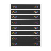 Infinity symbol of rainbow comets (Vel)