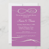 Infinity Symbol Sign Infinite Love Weddings Scroll Kaart (Achterkant)