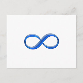 Infinity symbool briefkaart