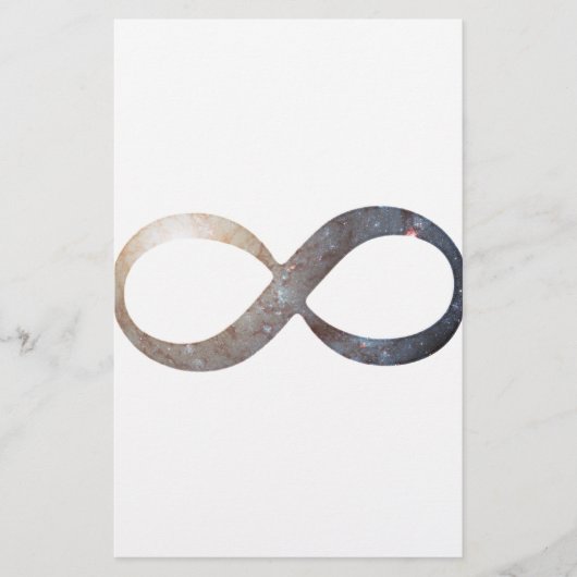 Infinity symbool briefpapier (Voorkant)