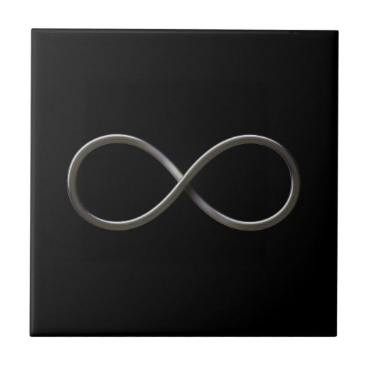 Infinity symbool | Geek Tegeltje (Voorkant)