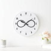 Infinity symbool grote klok (Huis)