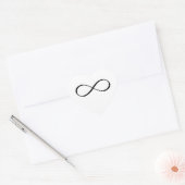 Infinity symbool hart sticker (Envelop)