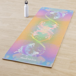 Infinity symbool, holografische regenboog, speciaa yogamat