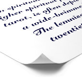 Infinity Symbool Info Poster (Hoek)