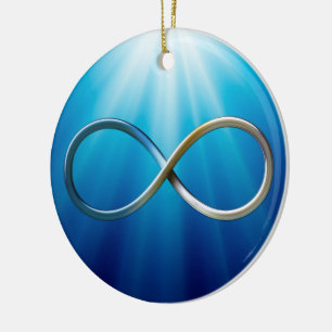 Infinity symbool Koel wiskundige cadeautjes Keramisch Ornament