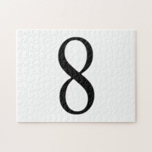 Infinity symbool legpuzzel (Horizontaal)