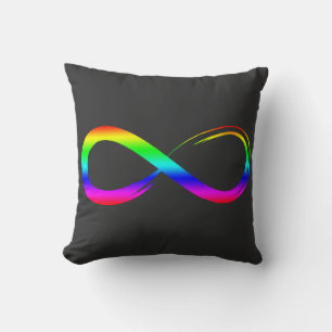 Infinity symbool LGBT Gay Pride Rainbow Eternity Kussen