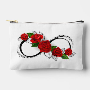 Infinity Symbool met Rode Rozen Etui