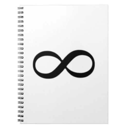 Infinity symbool notitieboek (Voorkant)