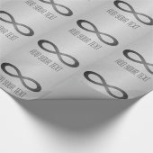 Infinity symbool op Faux-metaal textuur door STayl Cadeaupapier (Hoek)
