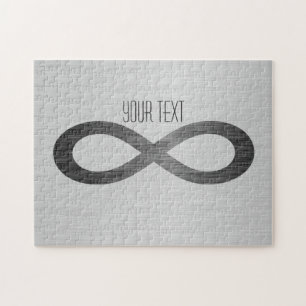 Infinity symbool op Faux-metaal textuur door STayl Legpuzzel