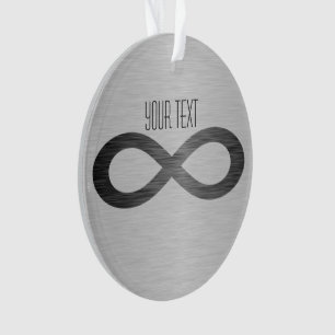 Infinity symbool op Faux-metaal textuur door STayl Ornament