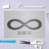 Infinity symbool op Faux-metaal textuur door STayl Tissuepapier (Craft)