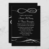 Infinity Symbool Teken Oneindige Liefde Bruiloften Kaart (Voorkant / Achterkant)