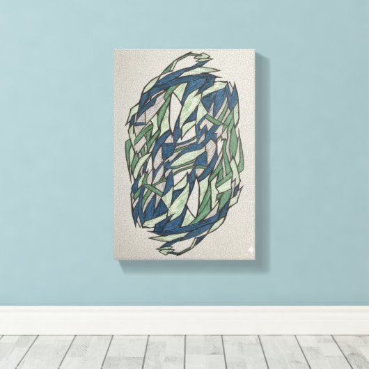 Infinity Web Canvas Afdruk (Insitu (Houten vloer))