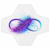 Infinity with purple feather (Plat)