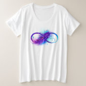 Infinity with purple feather (Design devant)