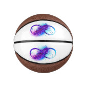 Infinity with Purple Feather Basketbal (Voorkant)