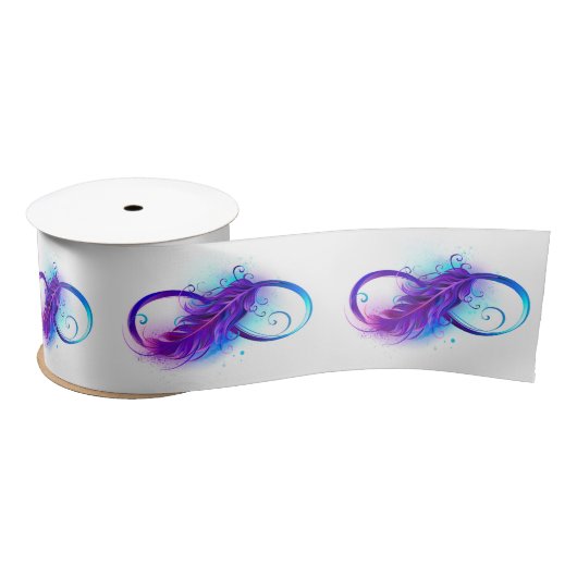 Infinity with Purple Feather Lint (Spoel)