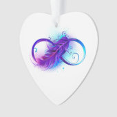 Infinity with Purple Feather Ornament (voorkant)