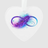 Infinity with Purple Feather Ornament (achterkant)