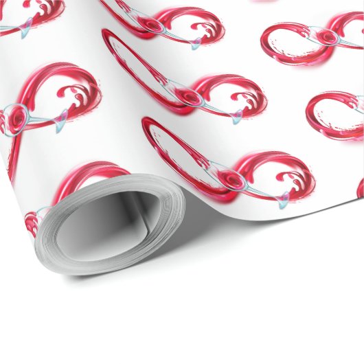 Infinity with Red Wine Cadeaupapier (Rol Hoek)