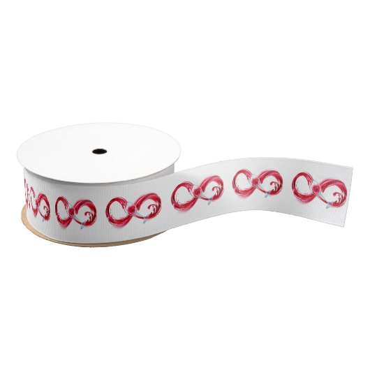 Infinity with Red Wine Grosgrain Lint (Spoel)