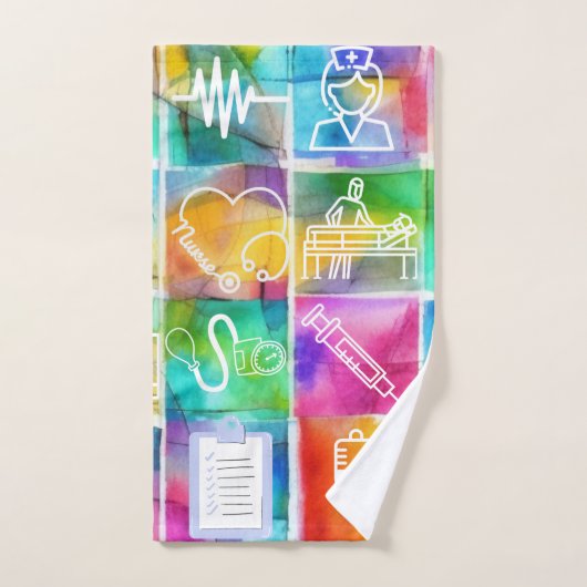 Infirmière (Serviette à main)