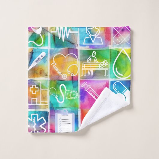 Infirmière (Gant de toilette)