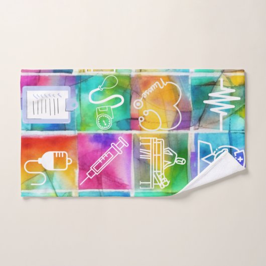 Infirmière (Serviette à main)