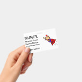 Infirmière amusante Superhero ID Badge (Manuel / portable)