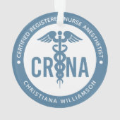 Infirmière anesthésiste certifiée CRNA personnalis (dos)
