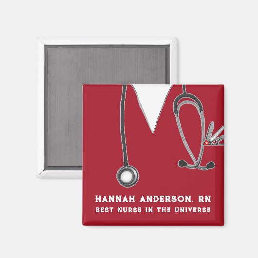 Infirmière Appréciation Cadeaux Magnet (Recto/Verso)