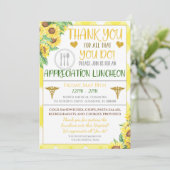 Infirmière Appréciation Déjeuner Invitation (Debout devant)